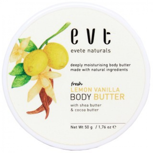 Evete Naturals Body Butter Lemon Vanilla 50 gr